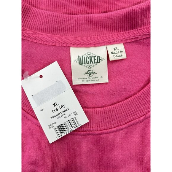 WICKED Womens POPULAR Sweatshirt XL Pink - Picture 8 of 10